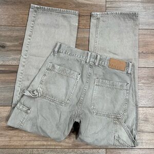 PACSUN Tan High-rise Carpenter Style Straight Leg Pants | Size 29 x 30